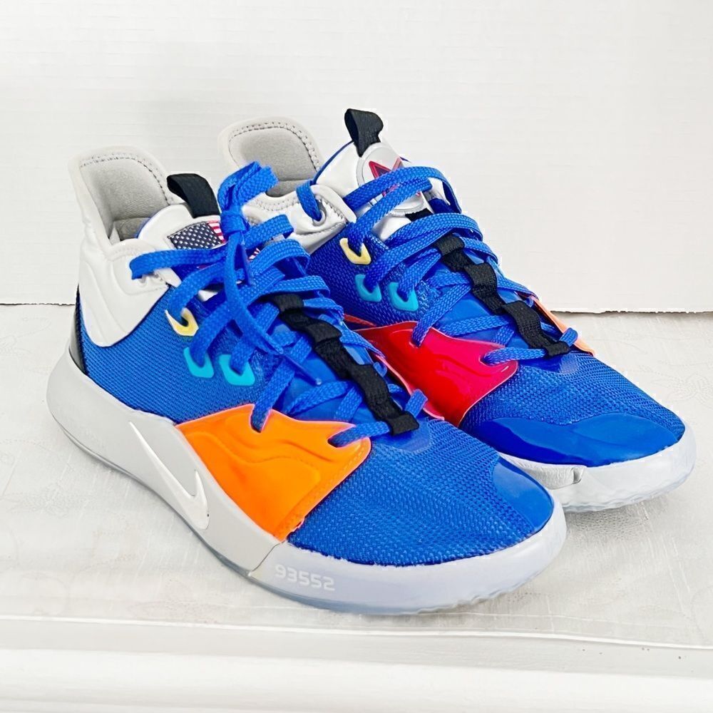 Like new 'NASA' Nike PG 3 For NBA's Opening Night 2019 Mens Sz 8.5